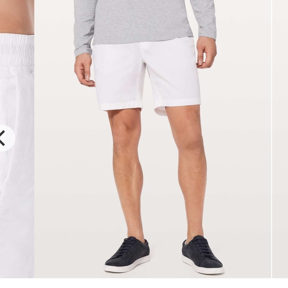 Lululemon Bowline Shorts w/pockets Men’s Medium
Inseam 8" White Drawstring Waist